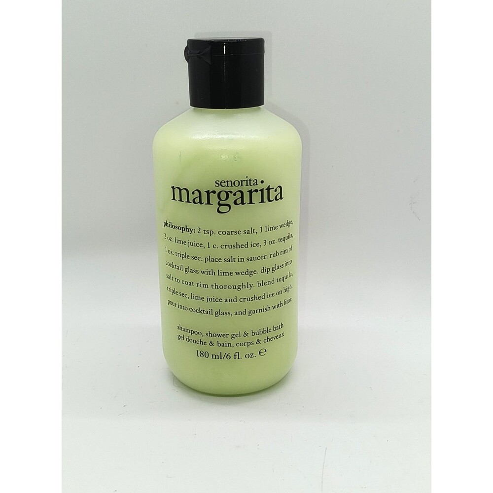 PHILOSOPHY SENORITA MARGARITA Shampoo Shower Gel & Bubble Bath 6 oz